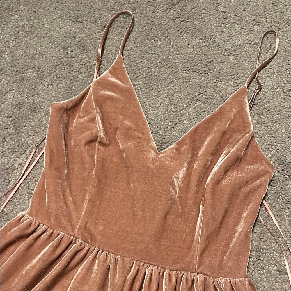 GB Girls Velvet Pink Romper